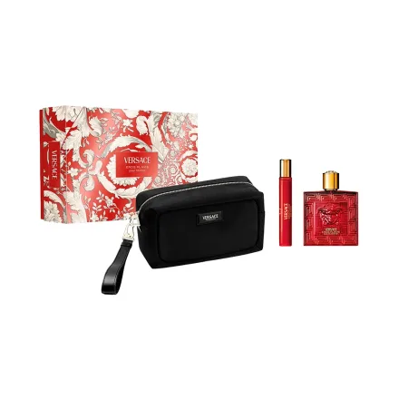 Perfume Versace Eros Flame Edp Neceser Masculino 100ml 10ml