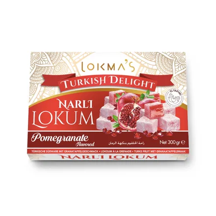 Dulce Lokma Turkish Delight Pomegranade 300g