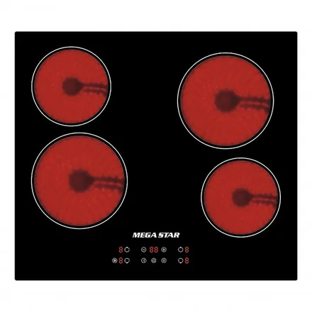 Cocina Electrica Megastar Cooktop 3 Con 4 Hornallas