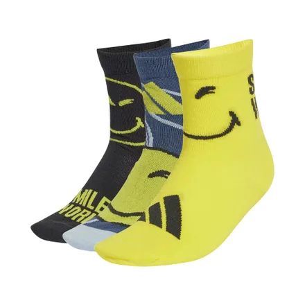 Medias Infantiles Adidas Smiley World Unisex 3 Pares