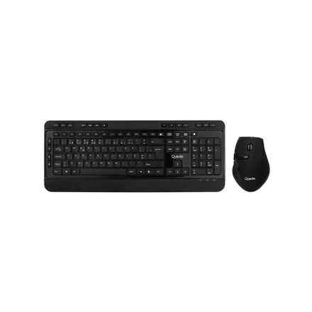 Kit Mouse Y Teclado Quanta Qtktm1600 Negro
