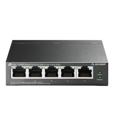 Hub Switch 05P Tl 100 1000 4P Poe