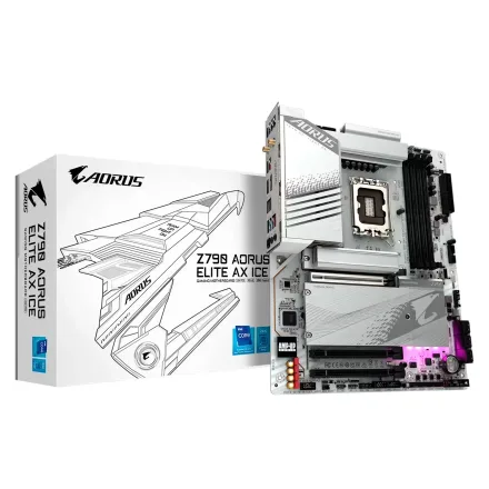 Placa Mae Gigabyte Z790 Aorus Elite Ax Ddr 5 Socket Lga 1700 Chipset Z760 Atx