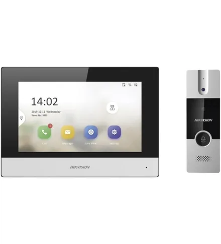 HIKVISION KIT INTERFONE HIBRIDO COM VIDEO DS-KIS302-P