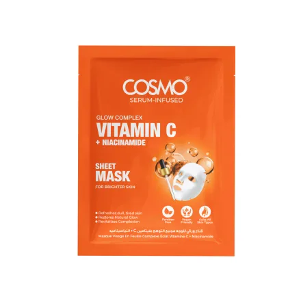 Cosmo Mascarilla Facial Glow Complex Vitamin Niacinamide 20g