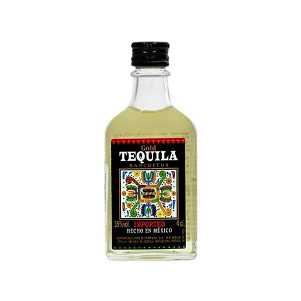 Tequila Ranchitos Gold Miniatura 40ml