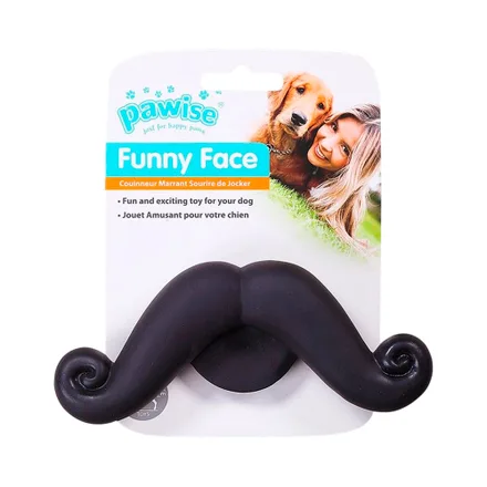 Juguete Para Mascotas Pawise 14111 Bigote 16 Cm Negro