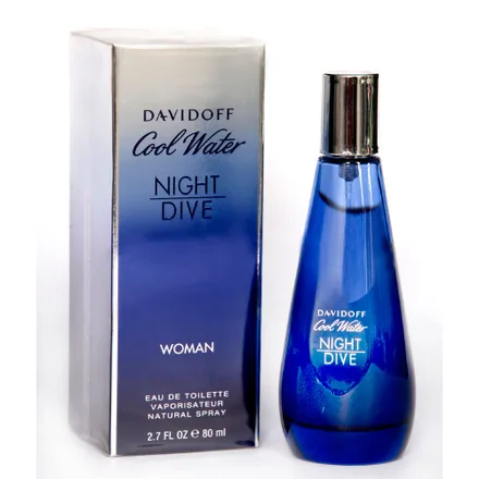 Perfume Davidoff Cool Water Night Dive Eau Toilette Feminino 80ml