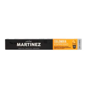 Capsulas Cafe Martinez Espresso Colombia Maquinas Nespresso 10