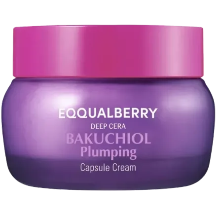 Creme Facial Hidratante Eqqualberry Bakuchiol Plumping Capsule 50ml