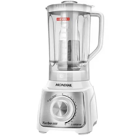Liquidificador Mondial Turbo Inox 1200 Watts 12 Velocidades Pulsar 50