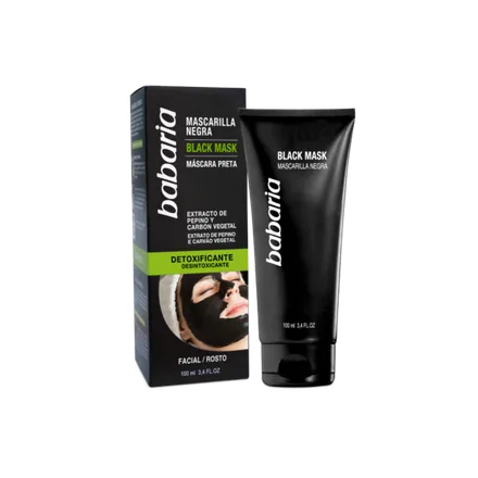 Babaria Mascarilla Negra Detoxificante Facial 100ml