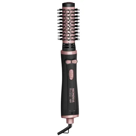Cepillo Secador Rotativo Mondial ERB-011200W/Bivolt - Black Rose