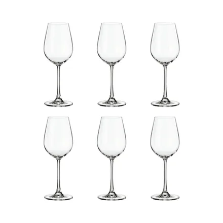 Set Copas Vino Bohemia Verona 6 Piezas 400ml