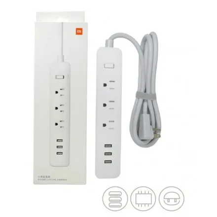 Filtro de Linha Xiaomi Mi Power Trip – Branco (XMYCX01QM)(NRB4040TW)