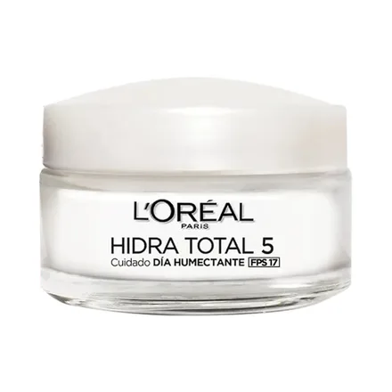 Crema Facial Oreal Hidra Total 5 Dia Humectante Spf 17 50ml