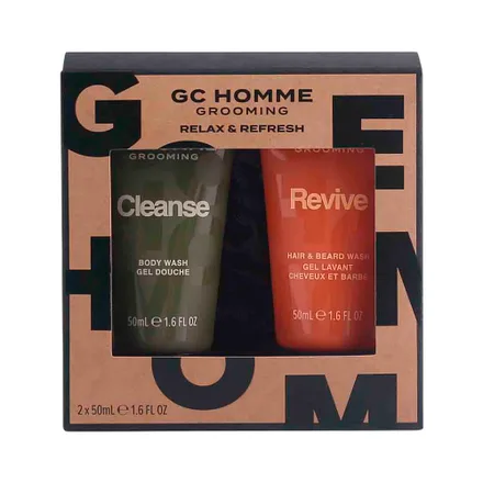 Set Grace Cole Gc Homme Grooming Relax Refresh 2 Piezas