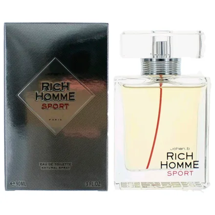 Perfume Johan Rich Homme Sport Eau Toilette Masculino 90ml