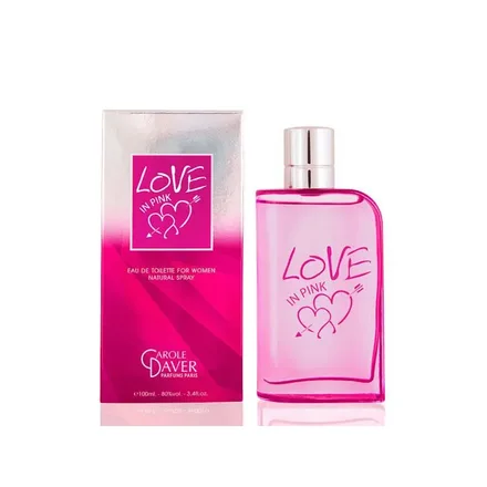 Carole Daver Love In Pink Femenino Eau Toilette 100ml