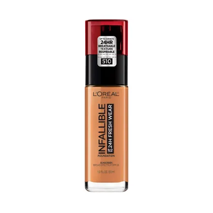 Base Oreal Infallible 24 Hr Fresh Wear 510 Hazelnut 30ml