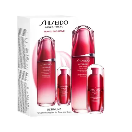 Set Cosmeticos Shiseido Ultimune Power Infusing Face Eyes 2 Piezas