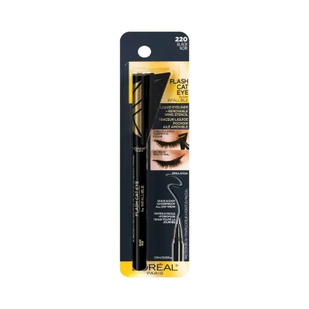 Delineador Loreal Flash Cat Eye Liquid Liner 220