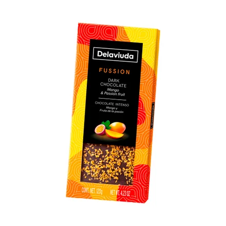 Chocolate La Viuda Fussion Mango Passion Fruit 120 Gr