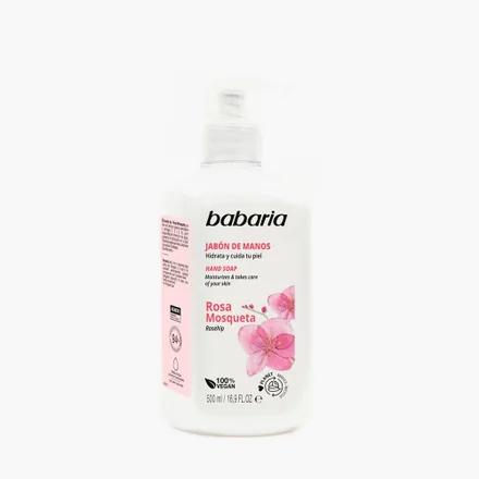 Sabonete Maos Babaria Rosa Mosqueta 500ml
