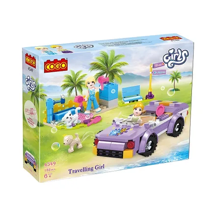 Juguete Construccion Cogo Girls 4549 Travelling Girl 182 Piezas