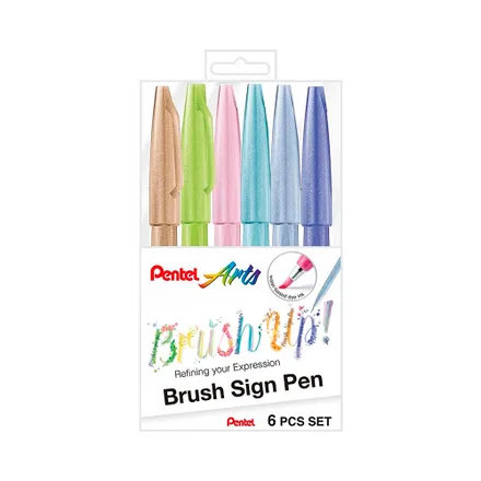 Marcador Rotulador Pentel Arts Brush Sign Pen 6