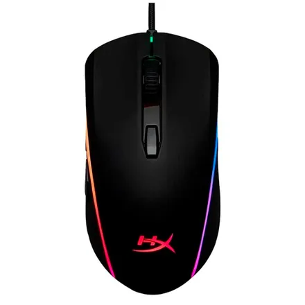 Mouse Gamer USB HyperX Pulsefire Surge 16.000 DPI Iluminação RGB – Preto HX-MC002B