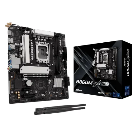 Placa Mae Asrock Ddr 5 Socket Lga 1851 Chipset B860 Atx