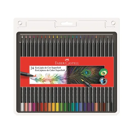 Ecolapices Color Faber Castell Supersoft Soft 24