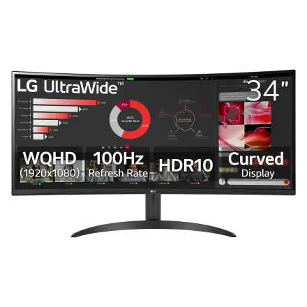34 Wqhd Curvo Ultrawide Hdmi Dp