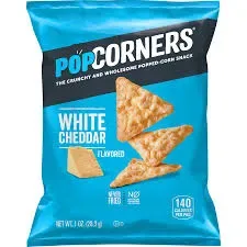 POP CORNERS SNACK WHITE CHEDDAR 28.3G