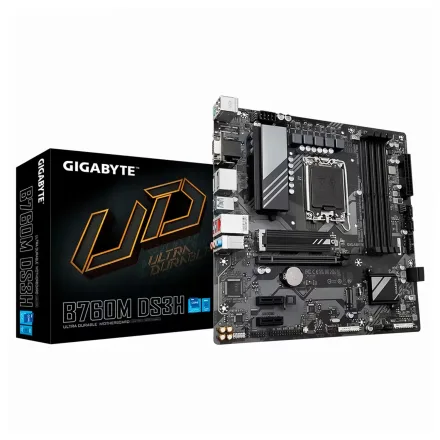 Placa Mae Gigabyte DS3H Ddr 5 Socket Lga 1700 Chipset B760 Express Atx