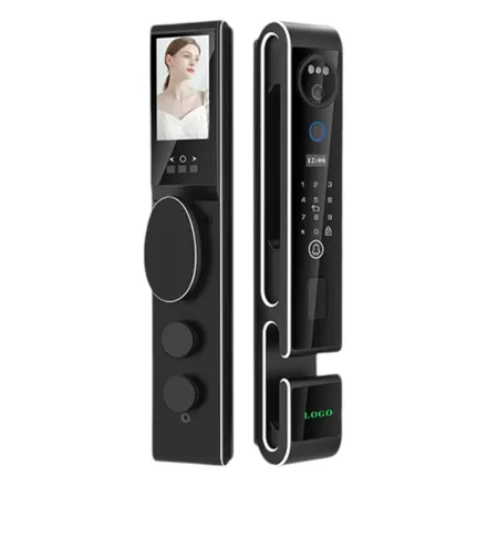Fechadura Digital S666 3D Tuya Senha Cartao Chave