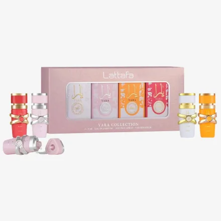 Lattafa Perfume Set Yara Collection Eau Parfum 4PCS 5ml
