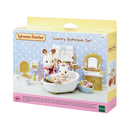Juego Epoch Sylvanian Families Country Bathroom Set 5286