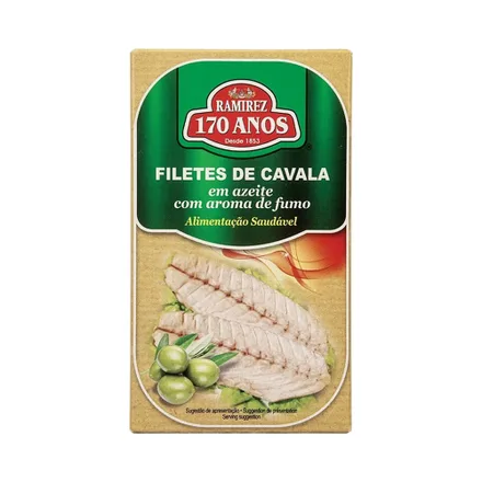 Filete Cavala Ramirez En Aceite Con Aroma Ahumado 90g