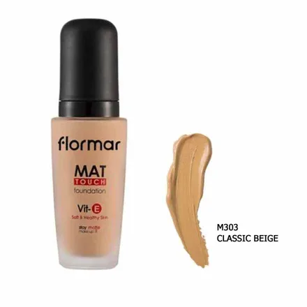 Mat Foundation M303 Base Matte Cobertura Alta