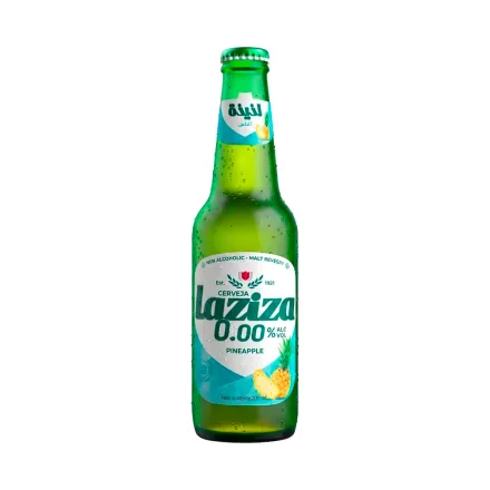 Cerveza Laziza Alcohol Sabor Pina 330ml