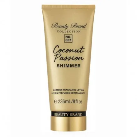 Body Lotion Beauty Brand 067 Coconut Passion Shimmer Feminino 236ml