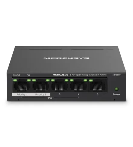 Hub Switch 05P 100 Poe Plus