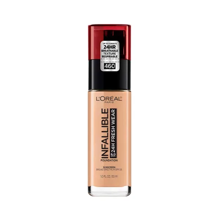 Base Oreal Paris Infallible 24HR Fresh Wear Spf 25 460 Golden Beige 30ml