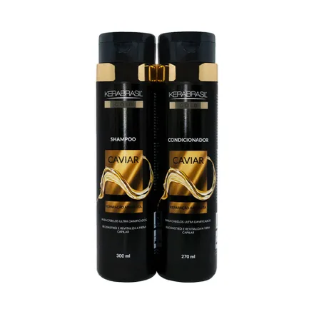 Shampoo Acondicionador Kerabrasil Caviar 300ml