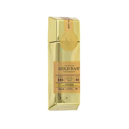 WHISKY GOLD BAR MINIATURA THE ORIGINAL PREMIUM BLEND