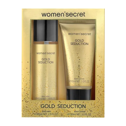 WOMEN’SECRET GOLD SEDUCTION KIT BODY MIST+BODY LOTION