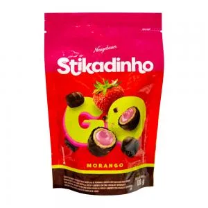Biscoito Wafer Crocante Neugebauer Stikadinho Recheio Morango 120g
