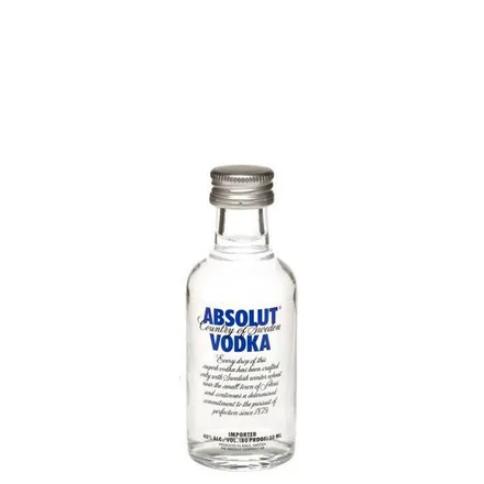 Vodka Absolut Normal Miniatura 40